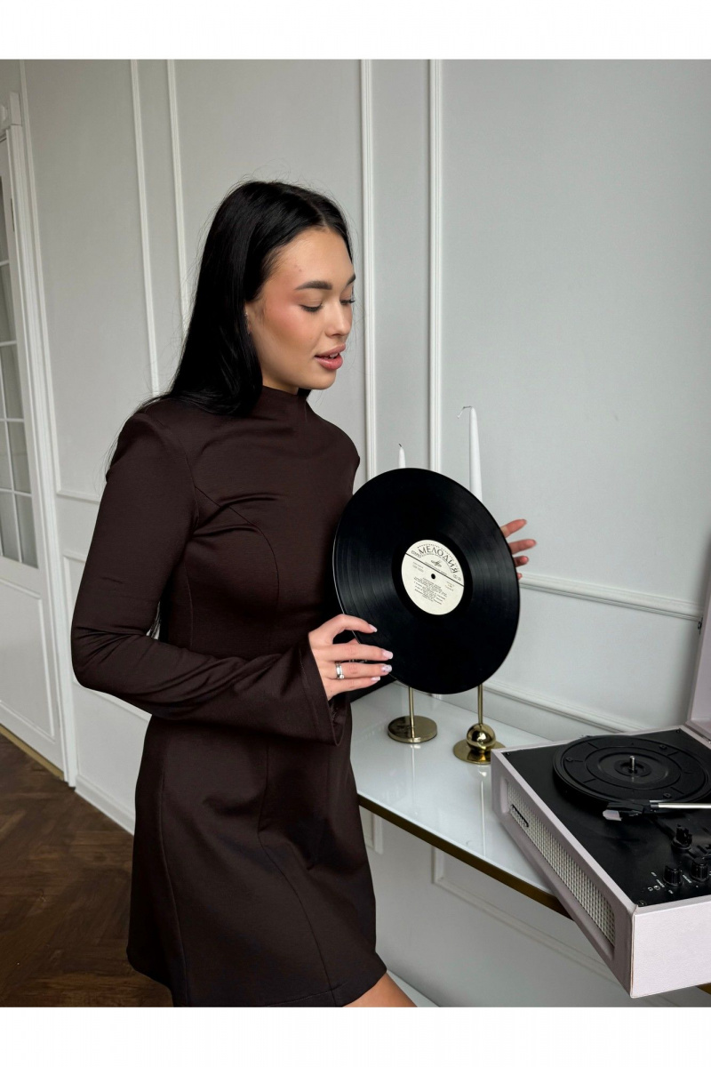 Платья THE.WOMAN 0388 шоколад