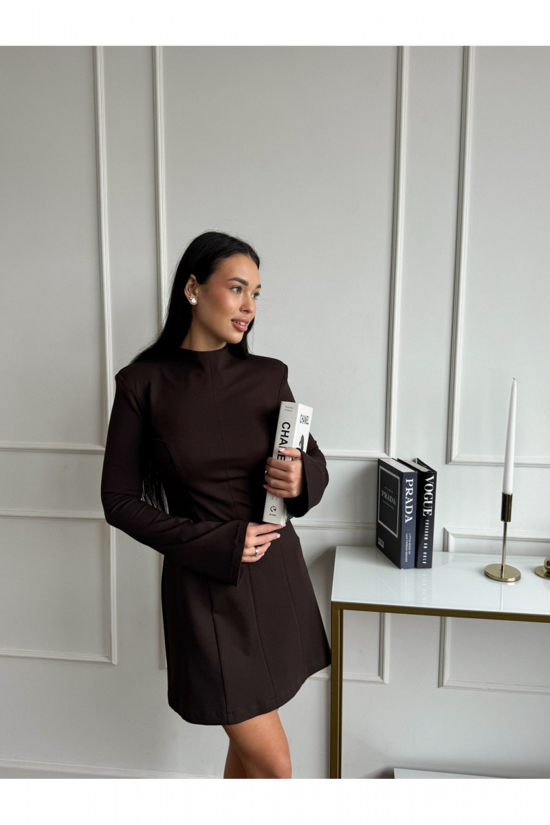 Платья THE.WOMAN 0388 шоколад
