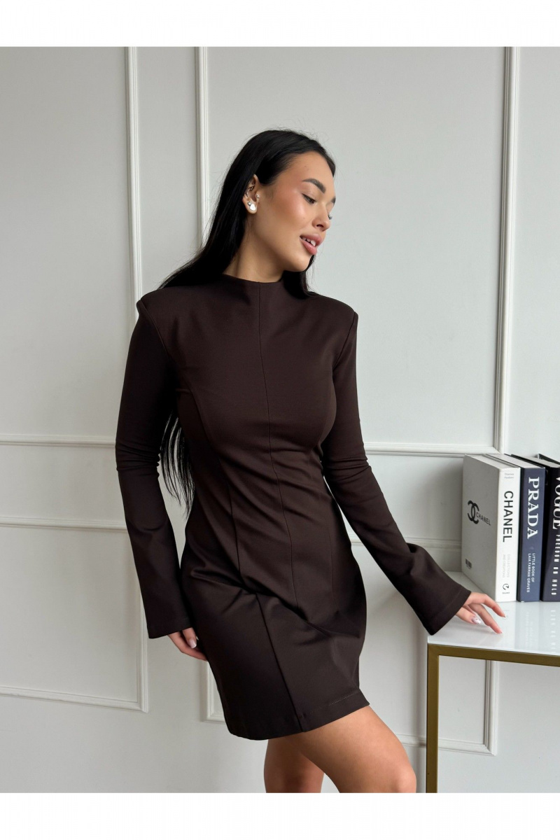 Платья THE.WOMAN 0388 шоколад