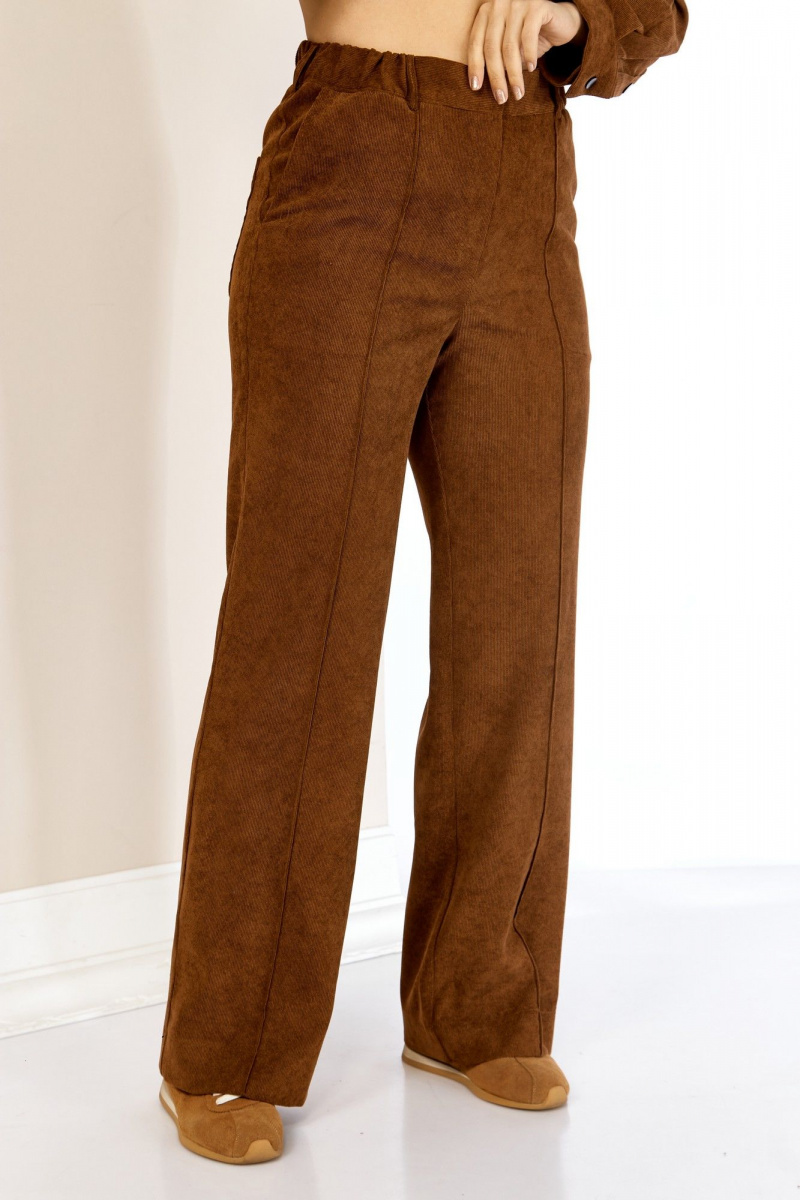 Брючный комплект AVA fashion М-161 коричневый