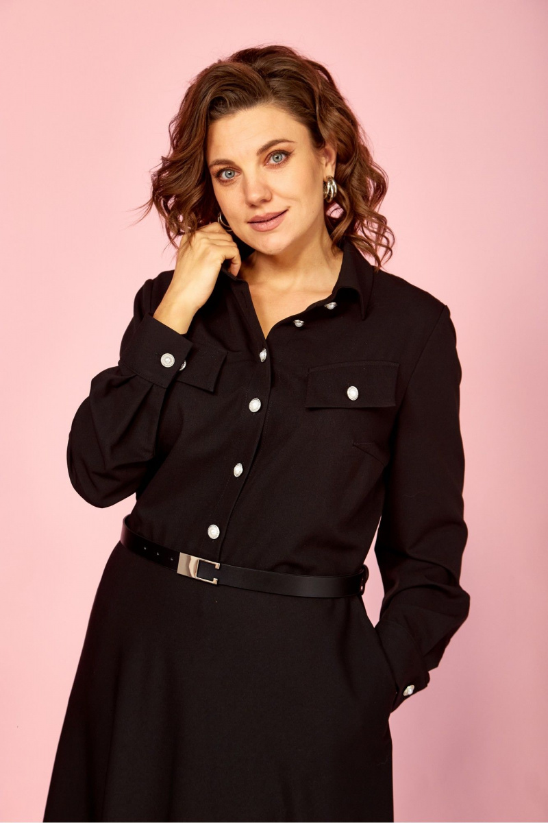 Платья AVA fashion М-164 черный