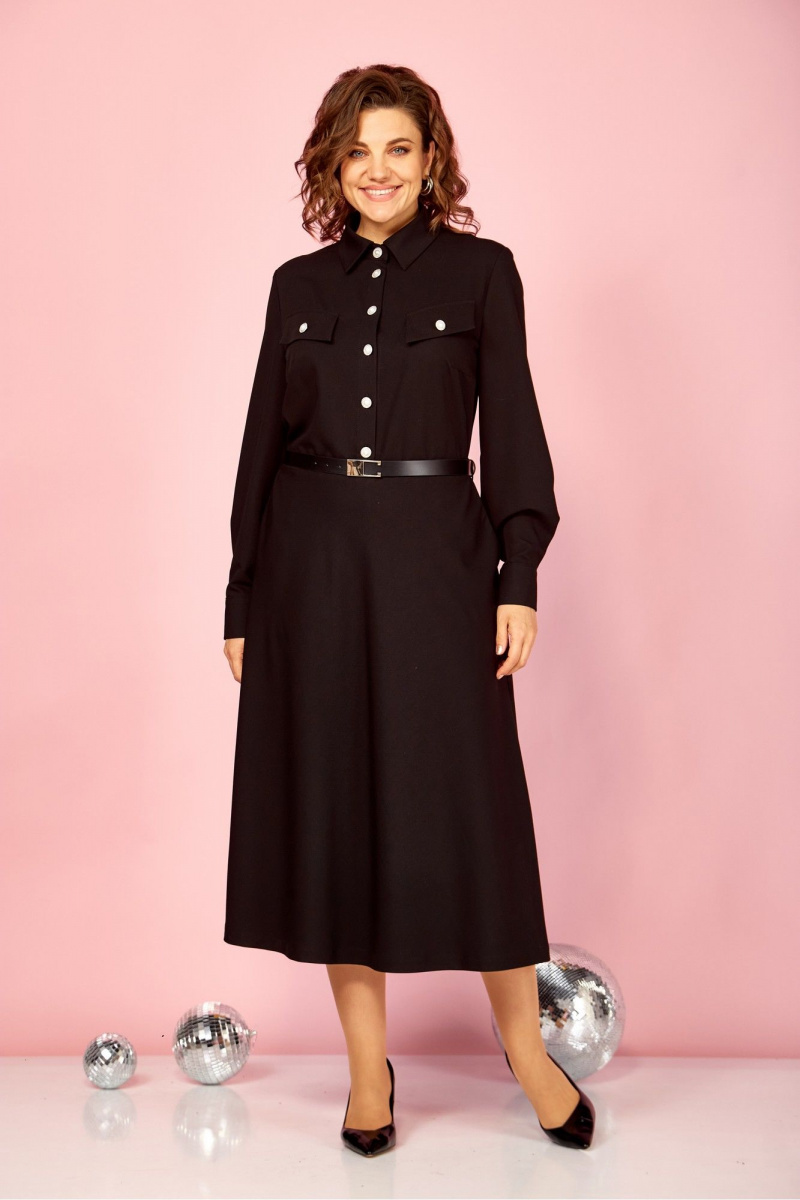 Платья AVA fashion М-164 черный