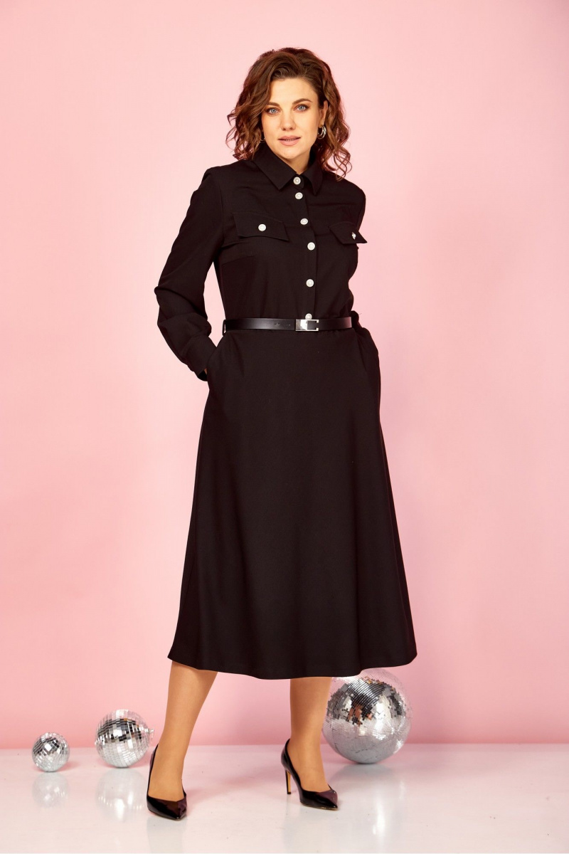 Платья AVA fashion М-164 черный