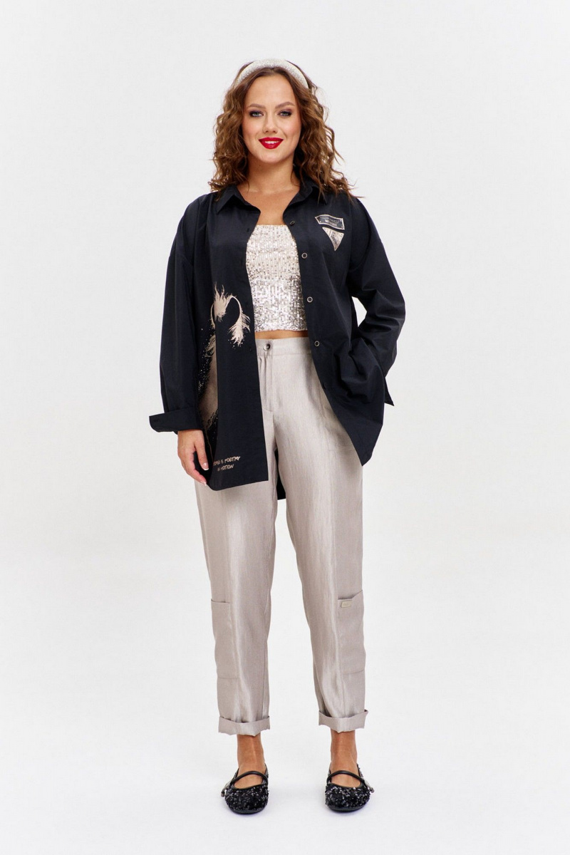 Брюки AVE RARA 4160  золотистый_песок