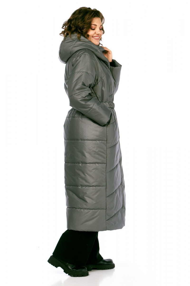 Женское пальто Диомант 2128 серый