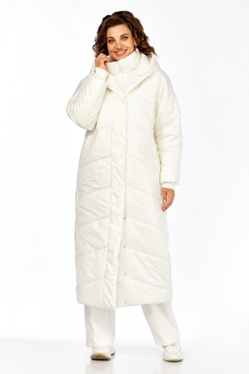 Женское пальто Диомант 2128 экри