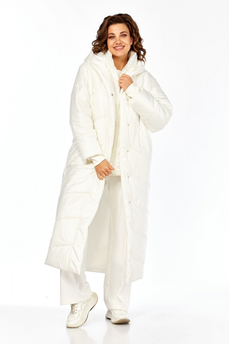 Женское пальто Диомант 2128 экри