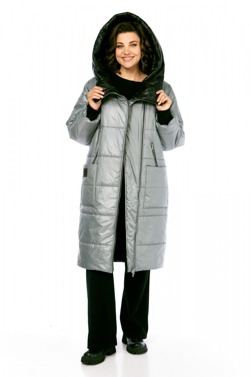 Женское пальто Диомант 2129 серый