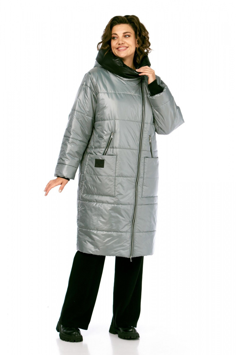 Женское пальто Диомант 2129 серый