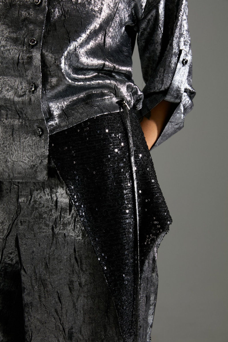 Брючный комплект LM М98 серый_шиммер