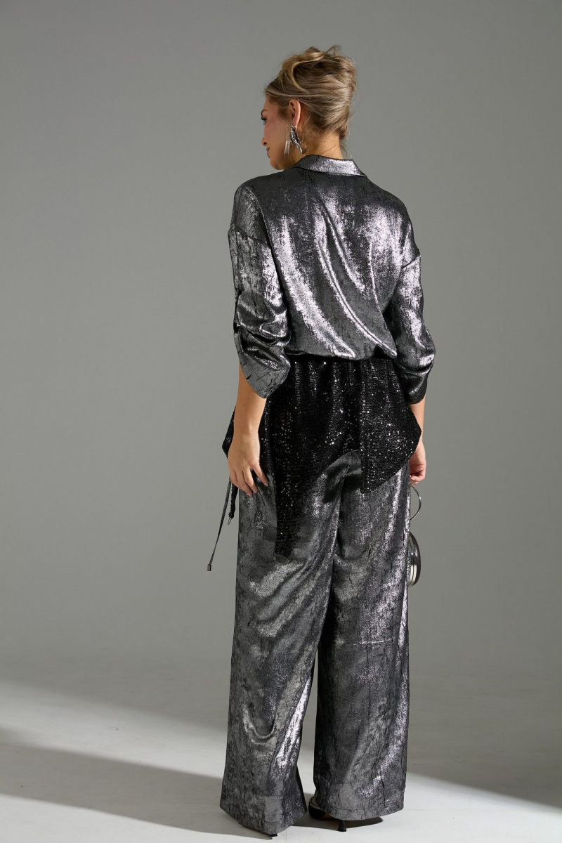 Брючный комплект LM М98 серый_шиммер