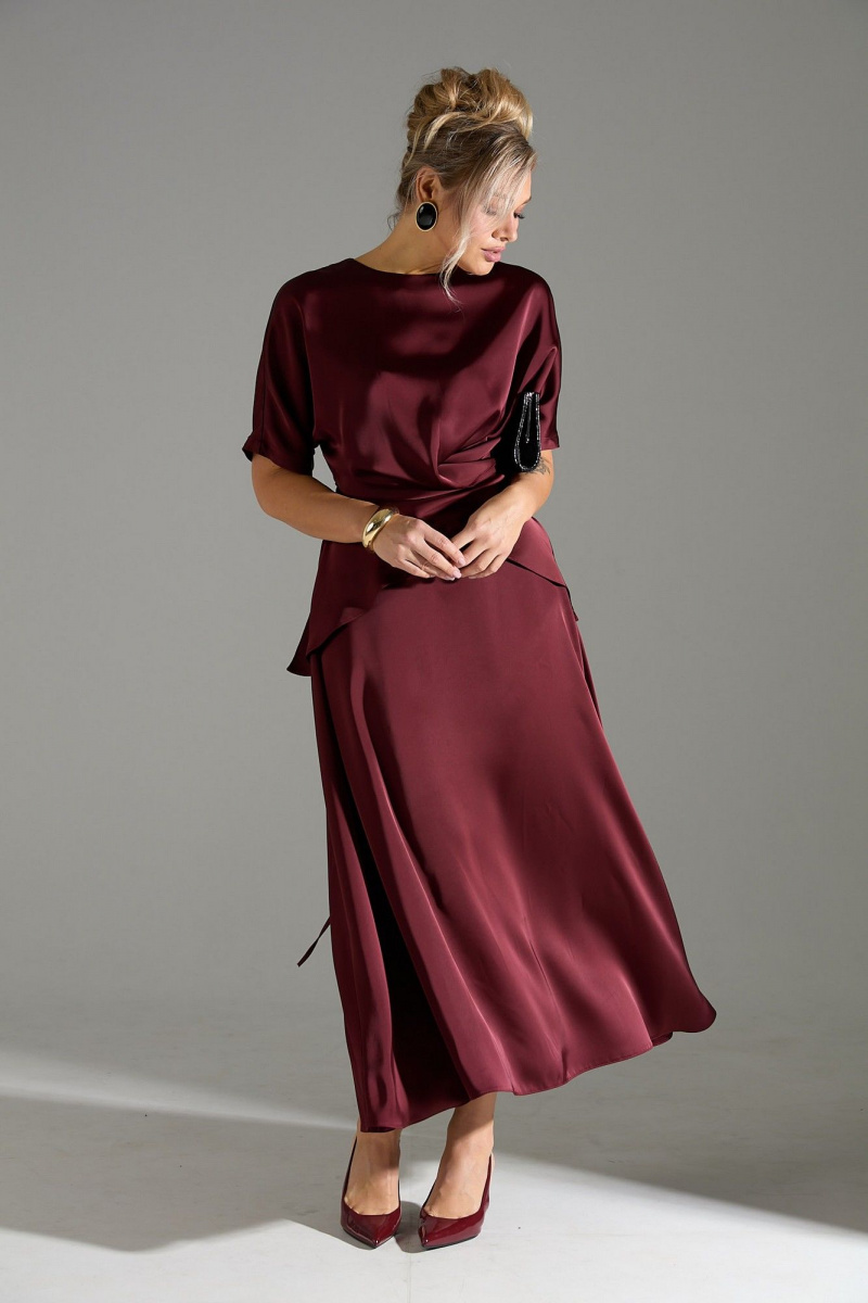 Юбочный комплект LM К1180114 бордовый