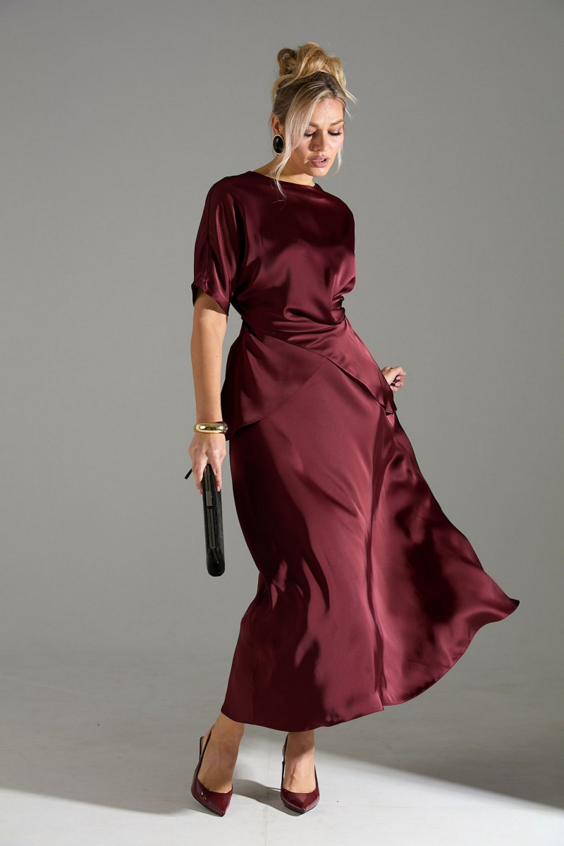 Юбочный комплект LM К1180114 бордовый