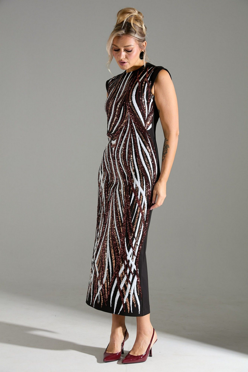 Платья LM М46 красное-белое