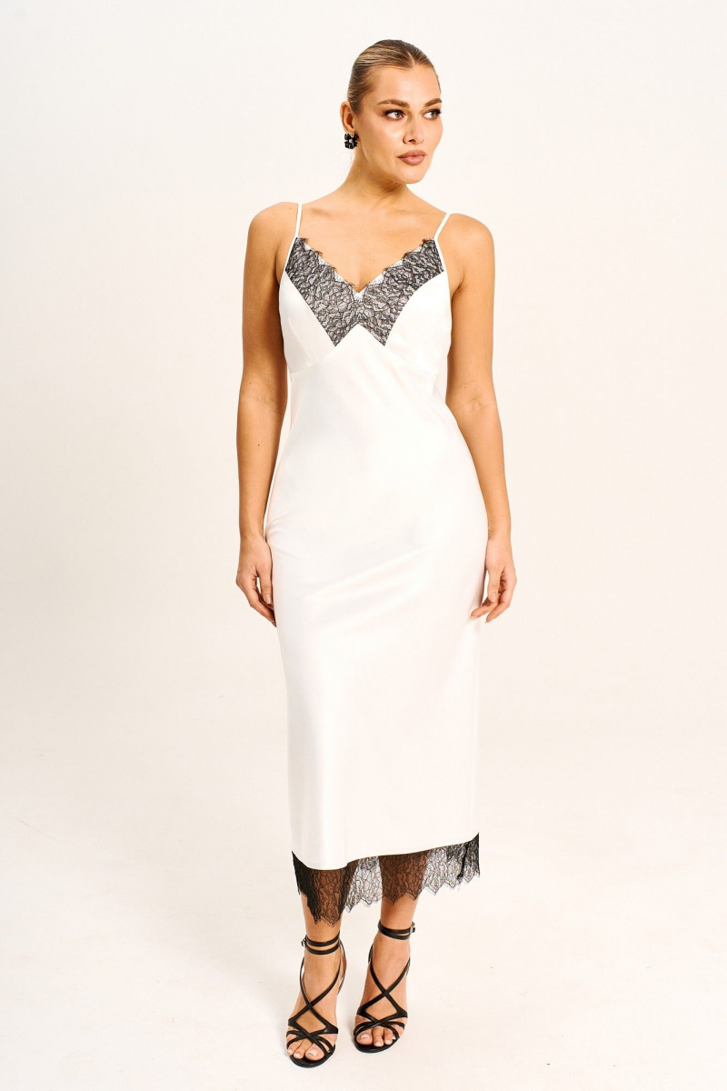 Платья FOXY FOX 1839 черно-белый