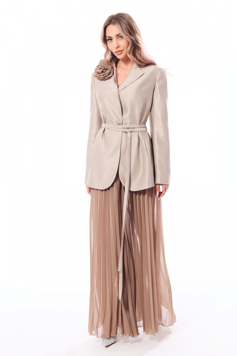 Брючный костюм Golden Valley 6753 бежевый