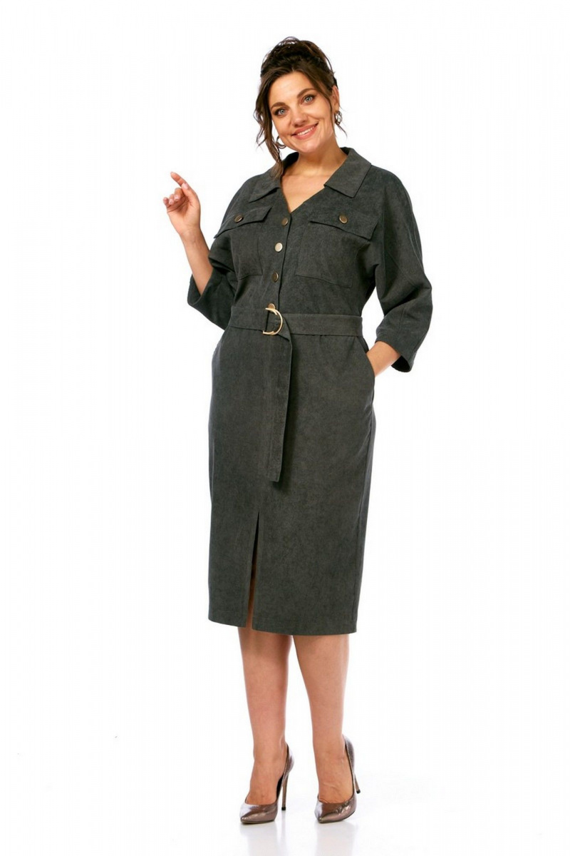 Платья Милора-стиль 1377 хаки