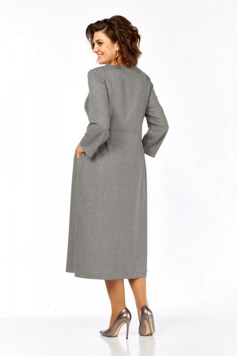 Платья Милора-стиль 1399 серый