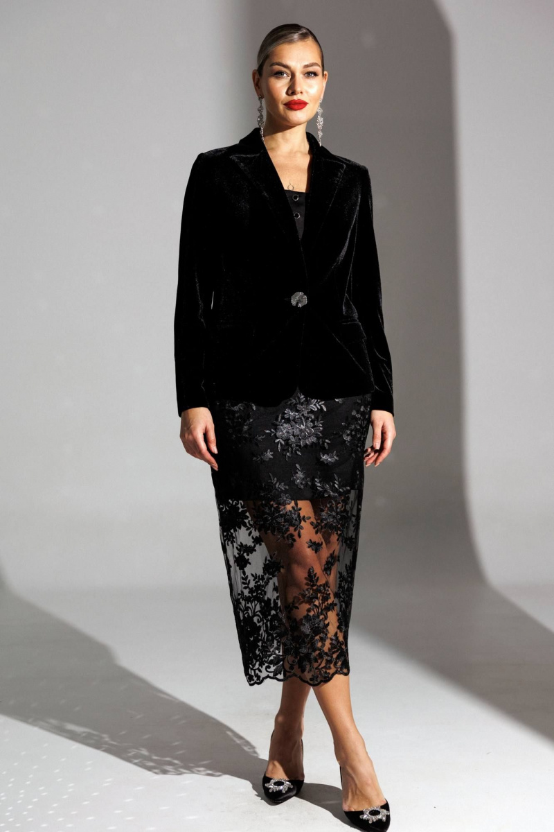 Жакеты Мода Юрс 25-2944 черный