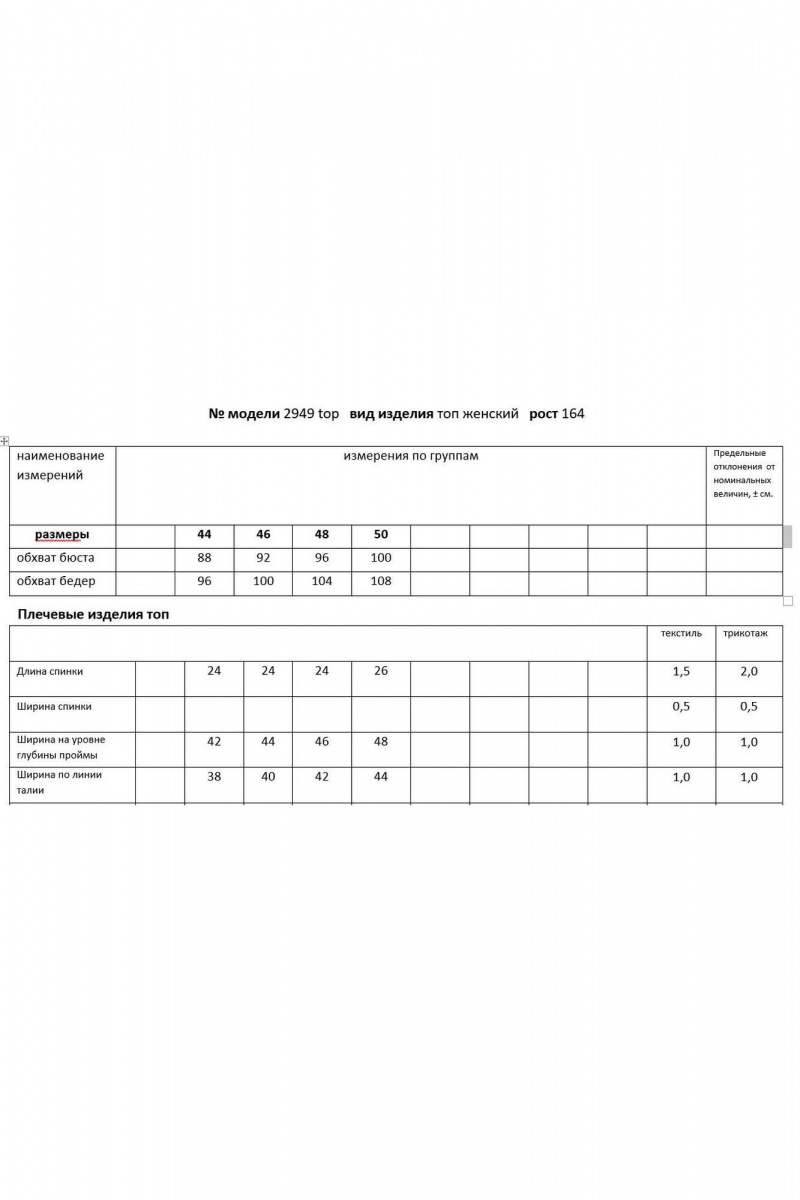 Топы Мода Юрс 25-2949 черный