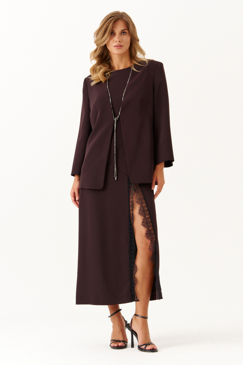 Жакеты Панда 115530 коричневый