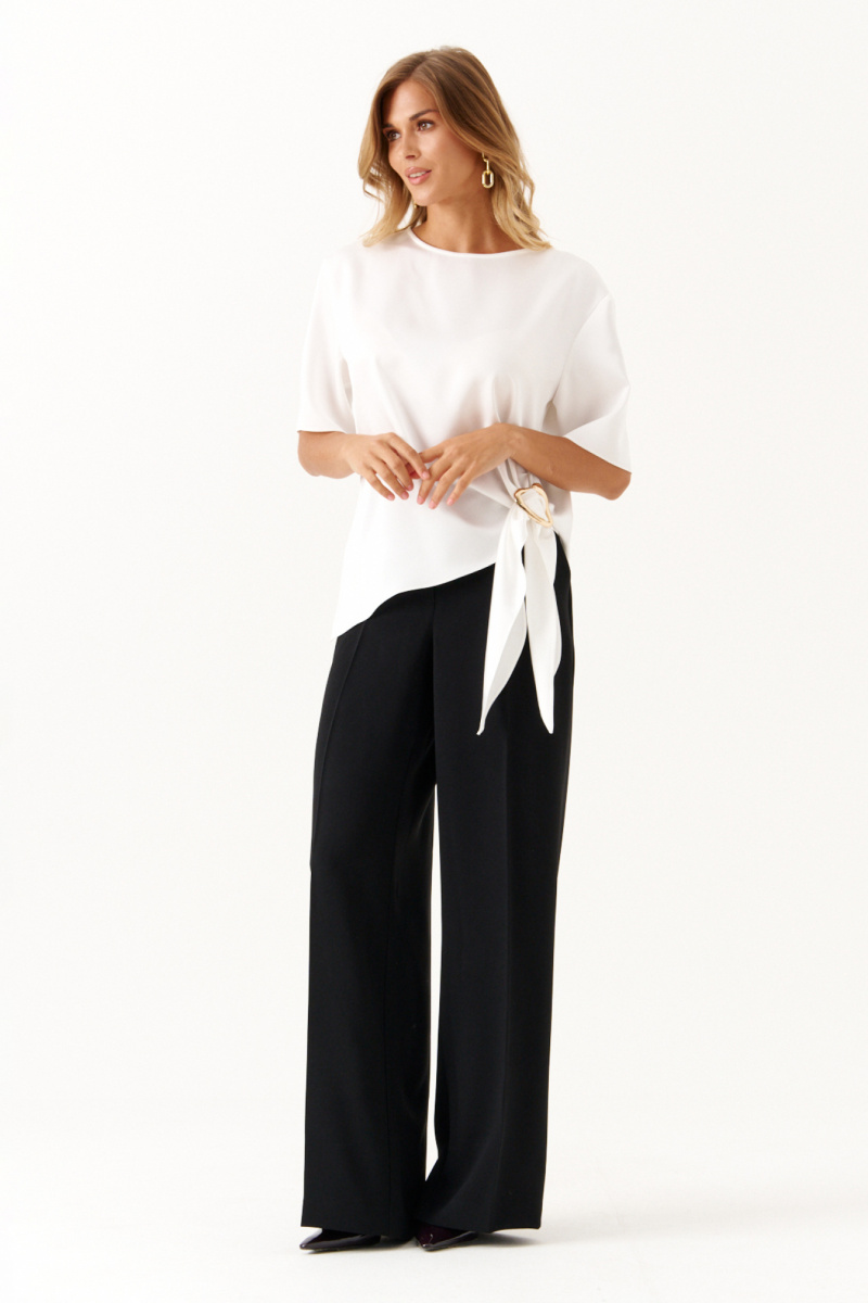 Блузы Панда 117140 молочный