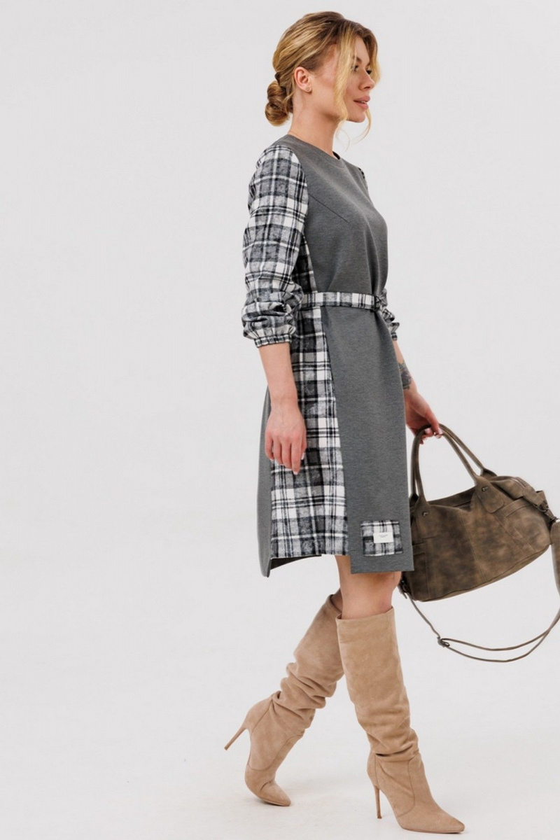 Платья Faufilure С1784 серый