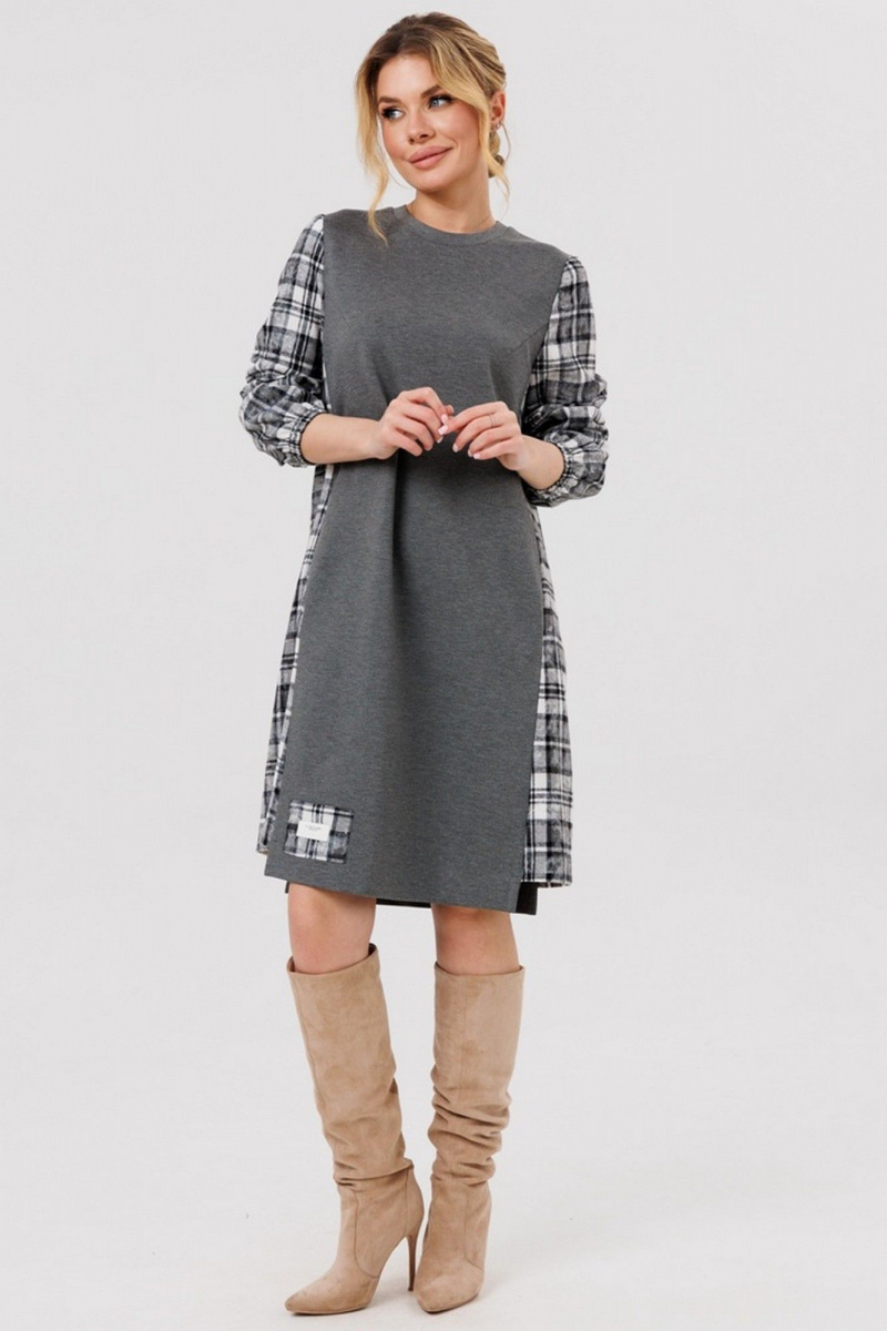 Платья Faufilure С1784 серый