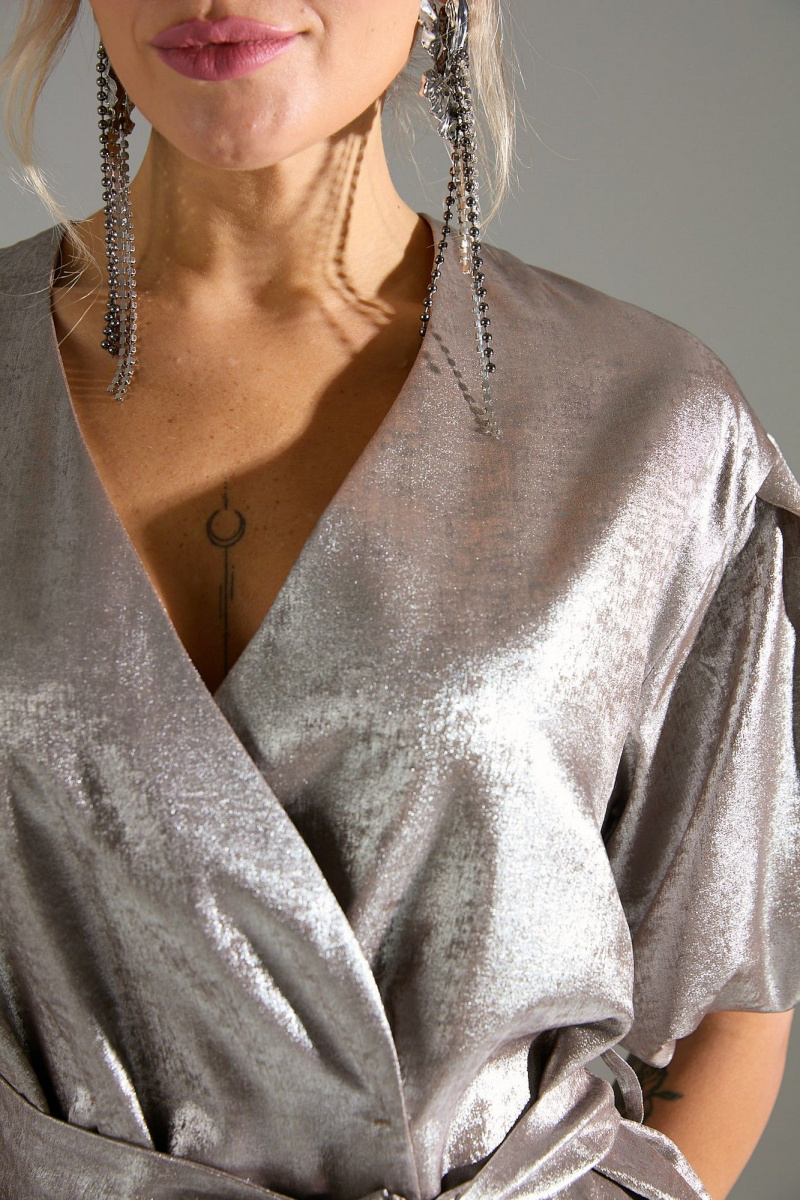 Жакеты LM М110  бежевый_шиммер