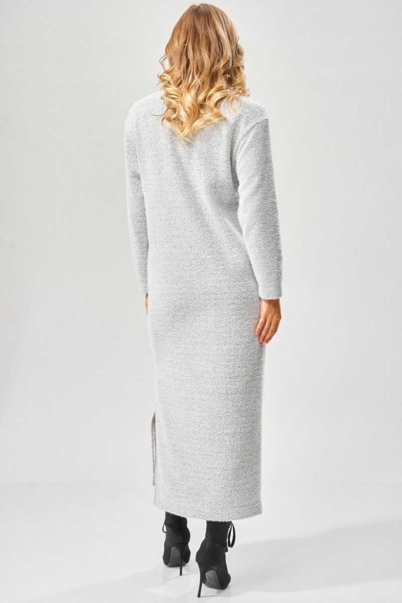 Платья Laikony L-573 серый_диагональ