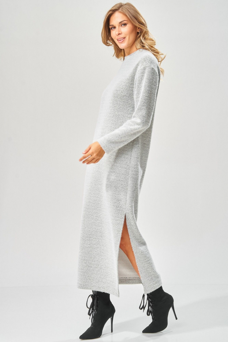 Платья Laikony L-573 серый_диагональ