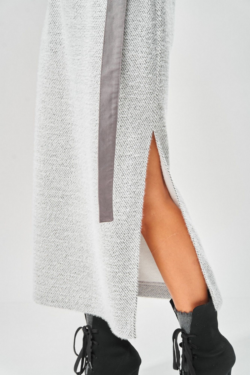 Платья Laikony L-573 серый_диагональ