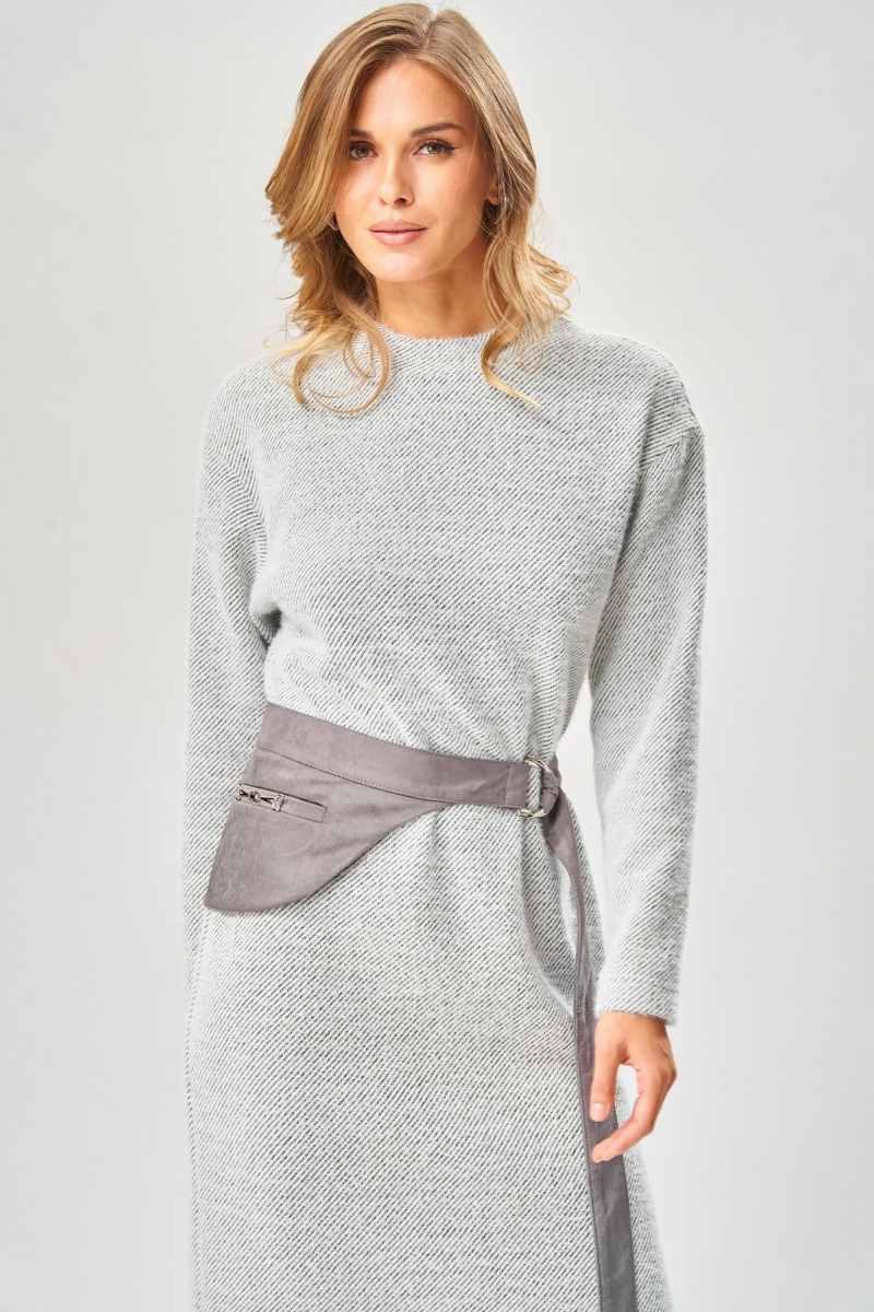 Платья Laikony L-573 серый_диагональ