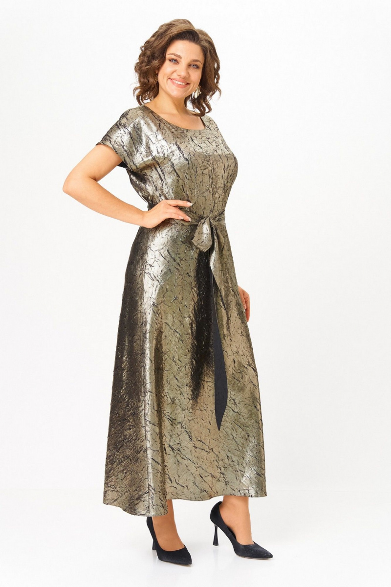 Плательный комплект Koketka i K 1332 золотой+черный