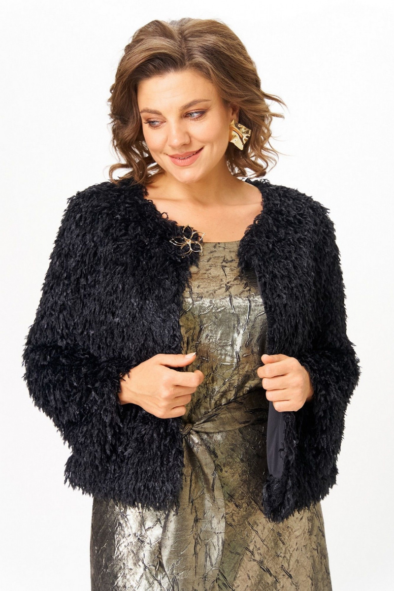 Плательный комплект Koketka i K 1332 золотой+черный