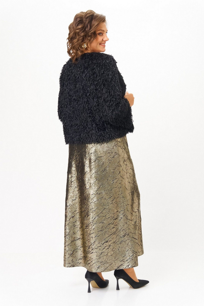 Плательный комплект Koketka i K 1332 золотой+черный