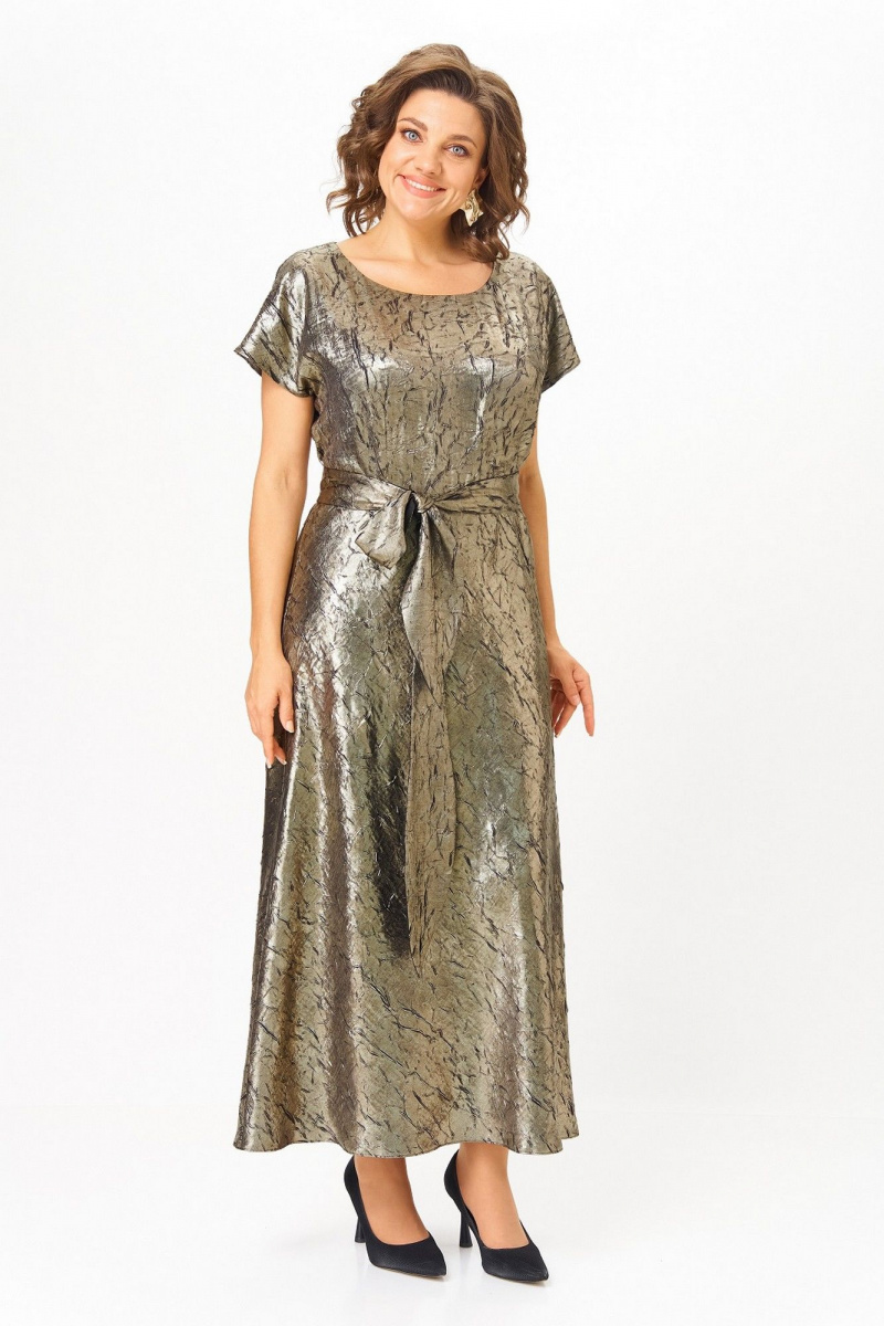 Плательный комплект Koketka i K 1332 золотой+черный