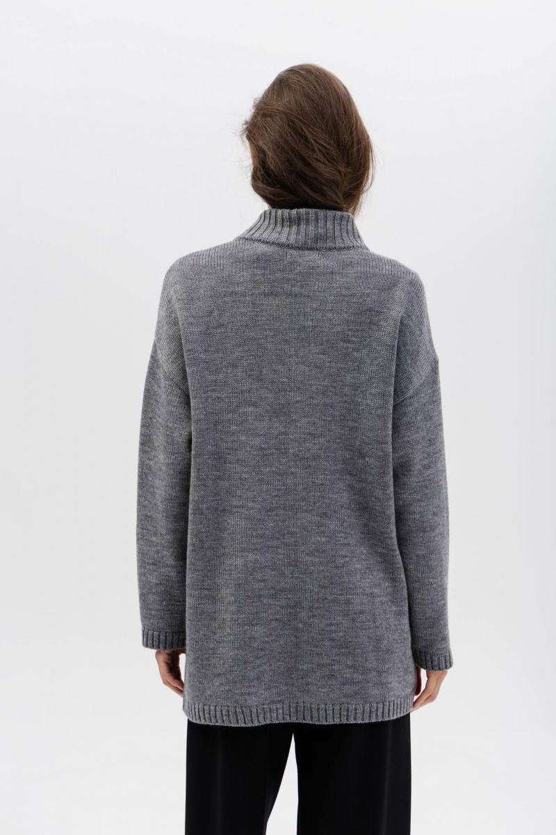 Кардиганы Romgil РВ0268-ШЕ5 серый