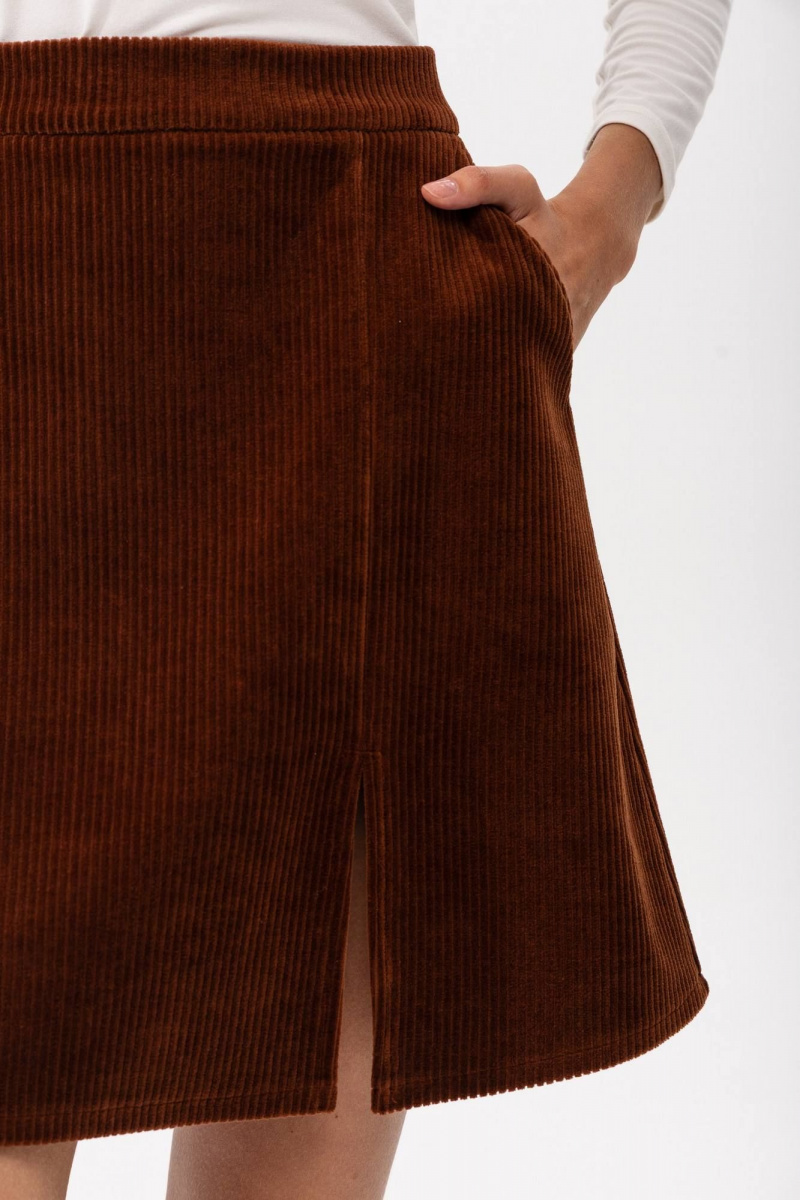 Юбки Romgil РП0098-ХЛ5 терракот