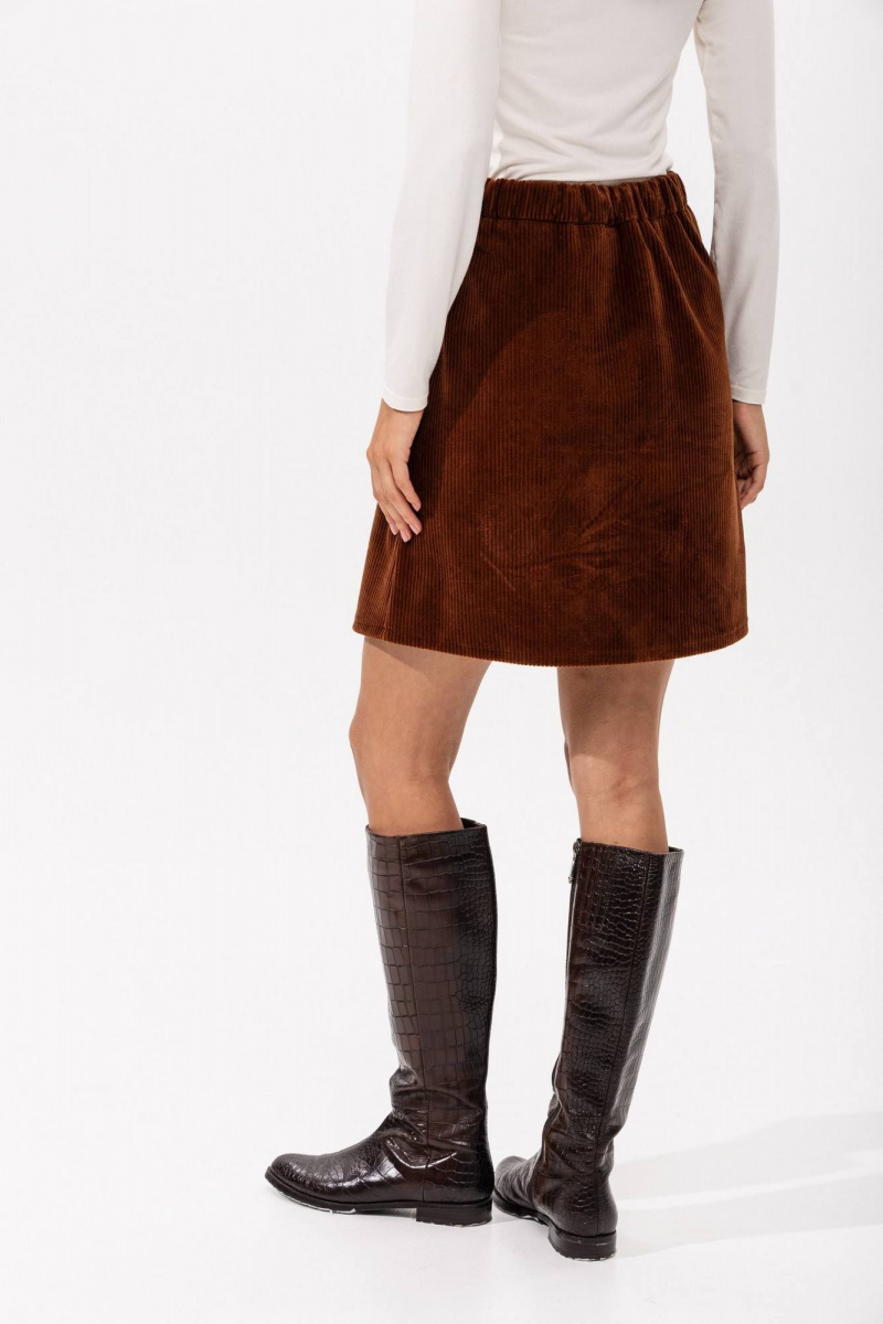 Юбки Romgil РП0098-ХЛ5 терракот