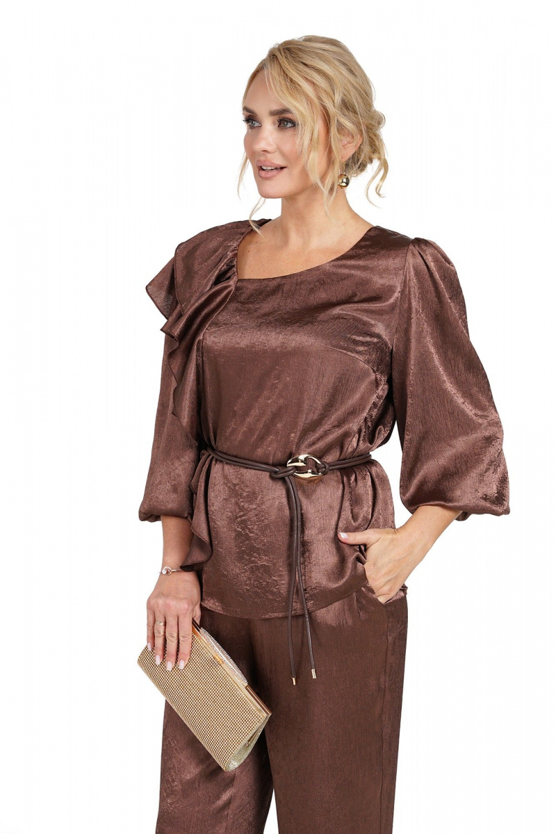 Брючный комплект Alani Collection 2479 капучино