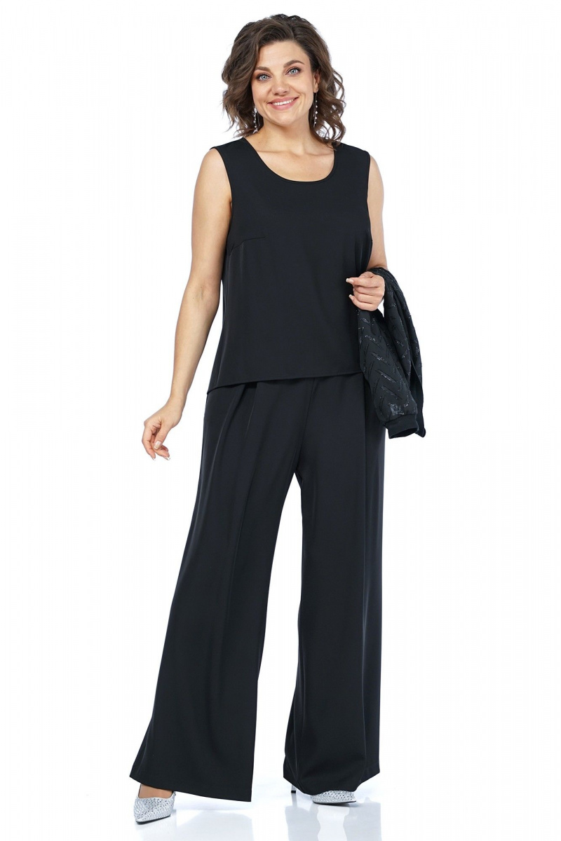 Брючный комплект Alani Collection 2485 черный