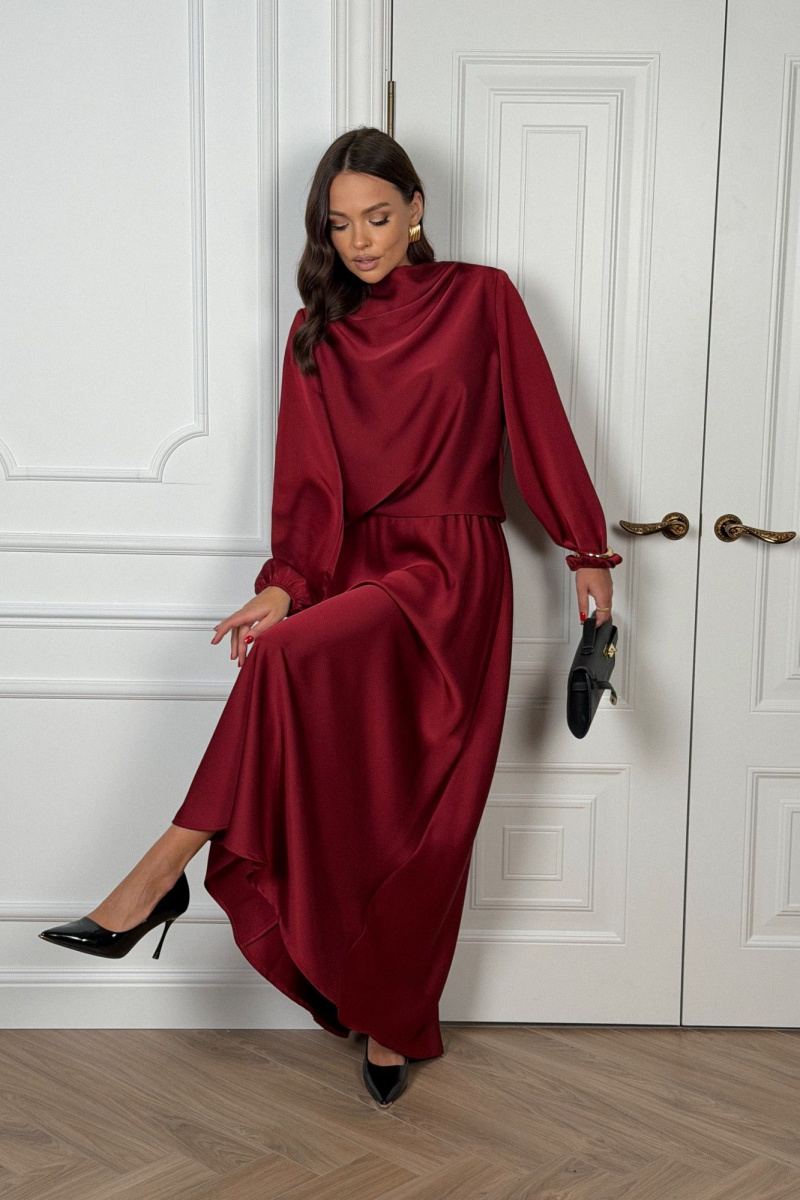 Юбочный комплект DAVA 2236 бордовый