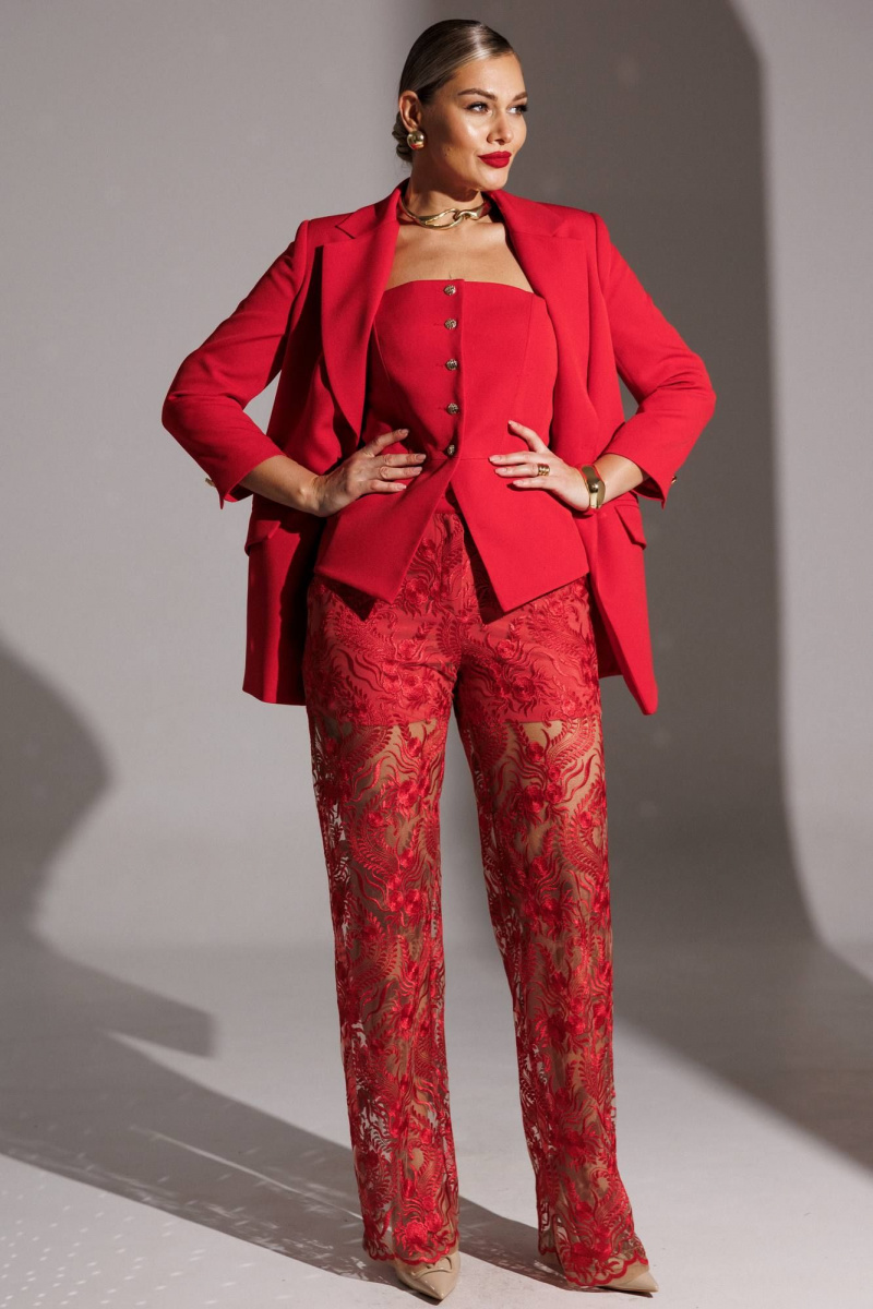 Жакеты Мода Юрс 25-2951 красный