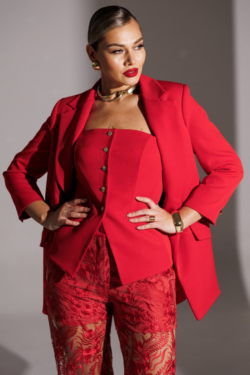 Жакеты Мода Юрс 25-2951 красный