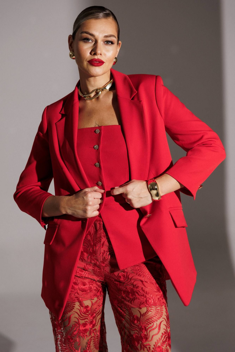 Жакеты Мода Юрс 25-2951 красный