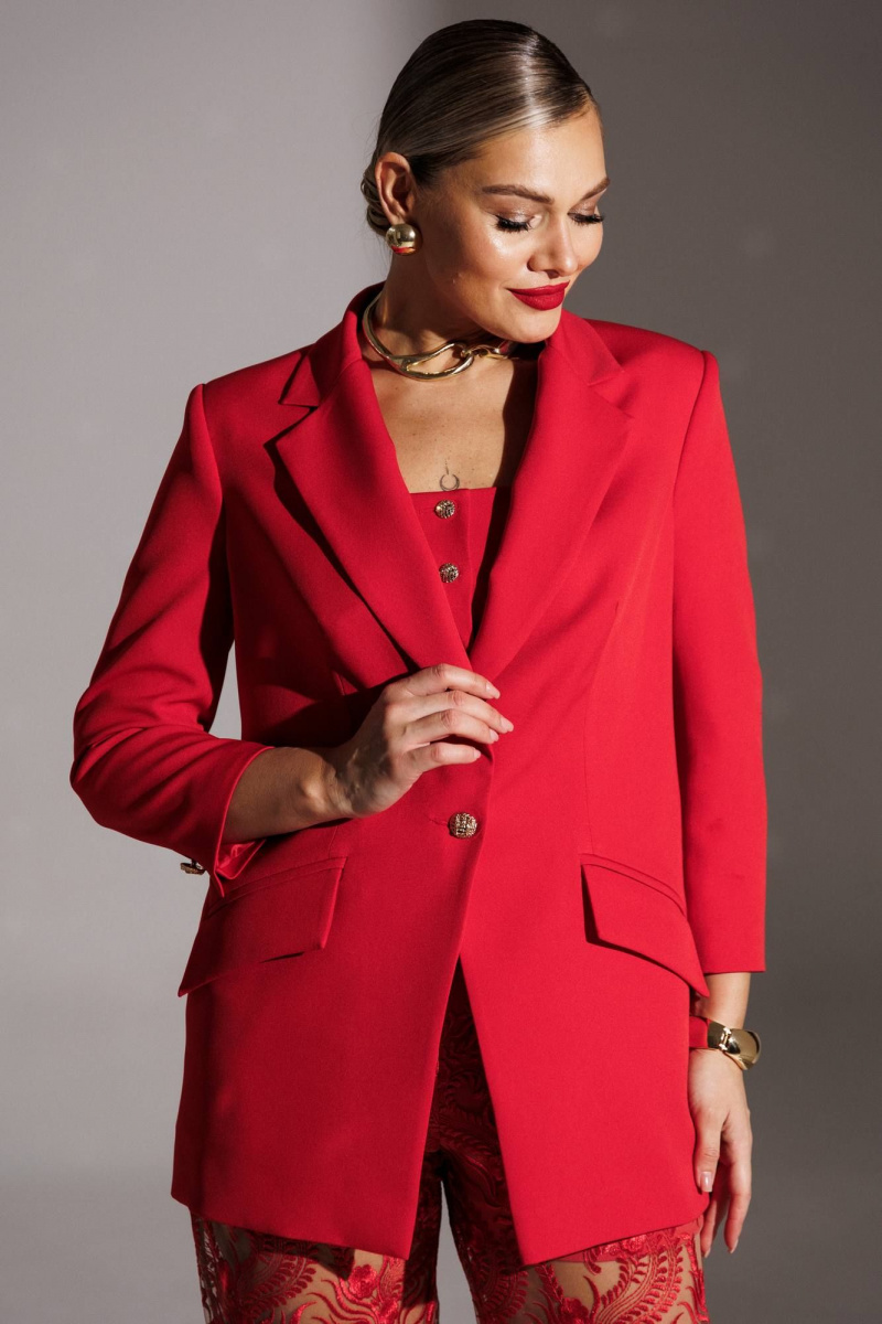 Жакеты Мода Юрс 25-2951 красный