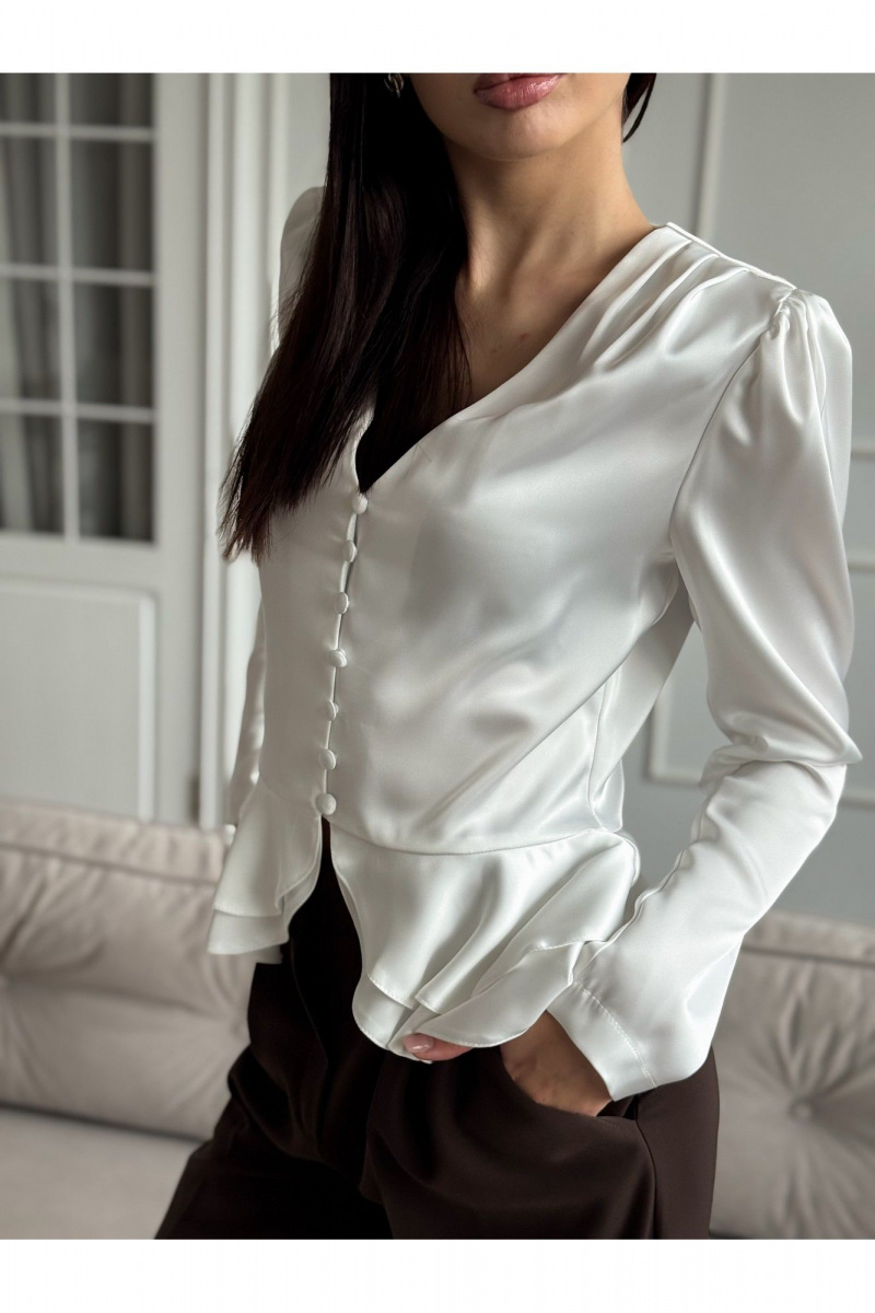 Блузы THE.WOMAN 0379 белый