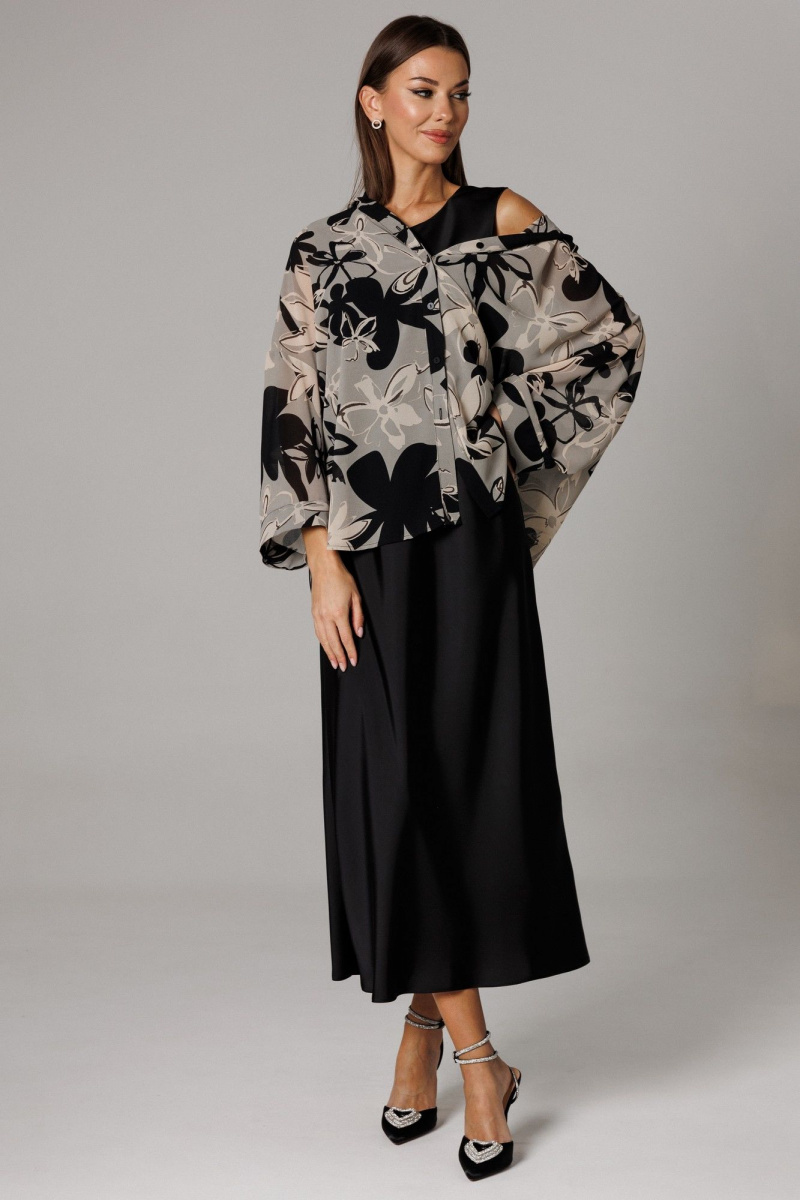 Плательный комплект Ларс Стиль 1157 черный