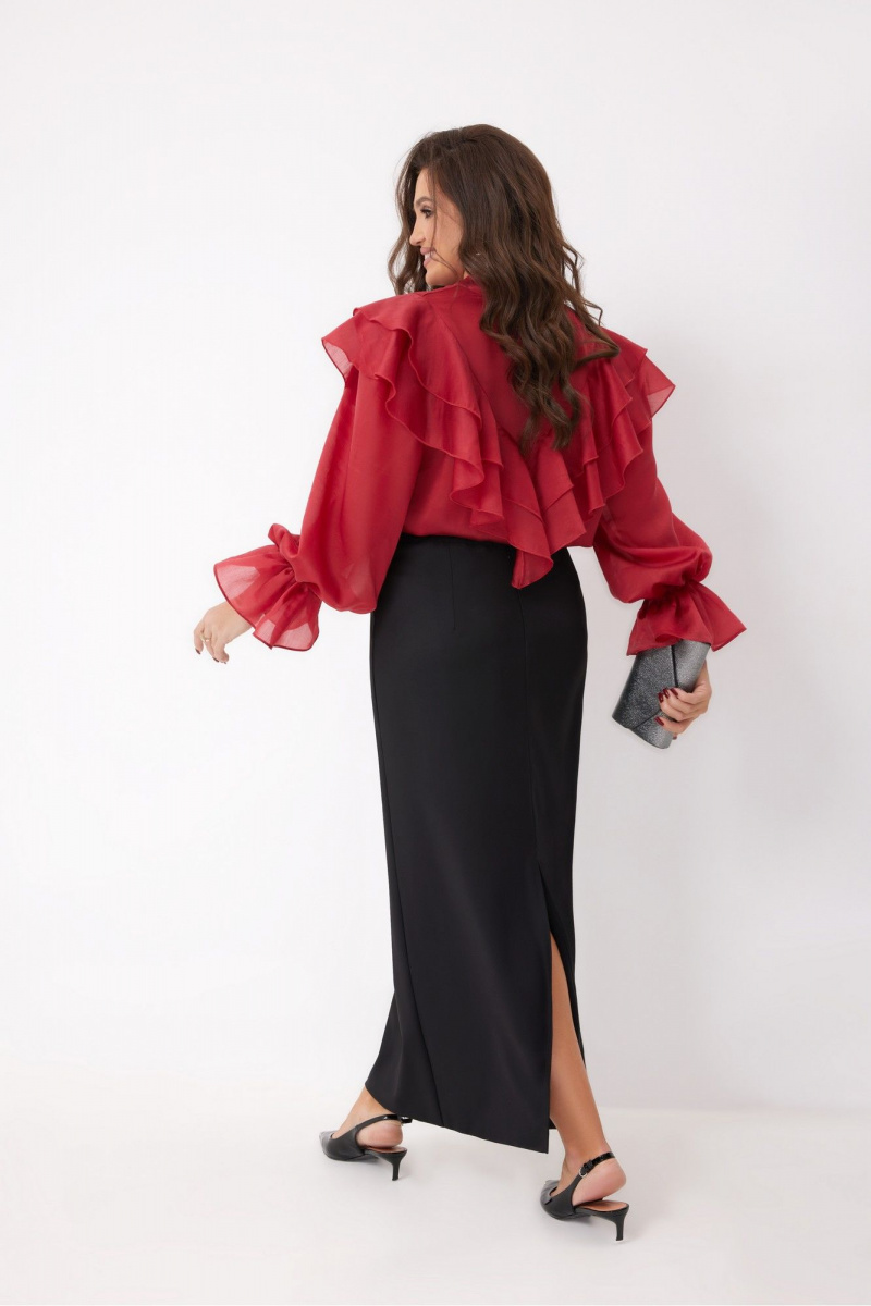 Юбочный комплект ElPaiz 1313 черный+бордо